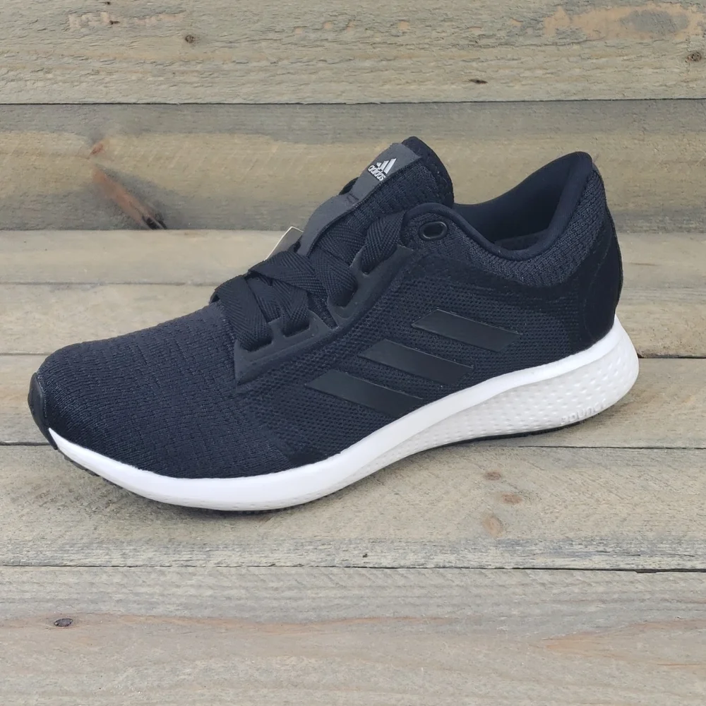 adidas Edge Lux 4 Women's Running Shoes Black White - Picture 3 of 12